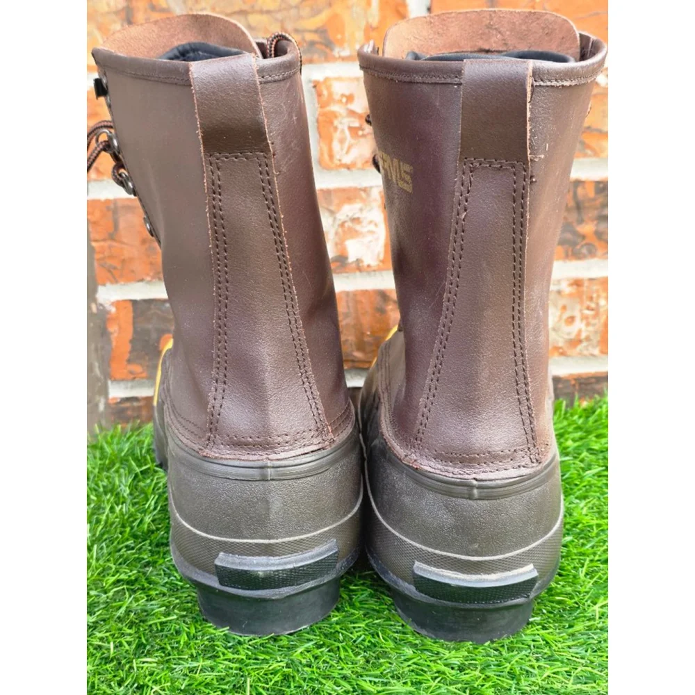 SERVIS Thermolite Cold Weather Steel Toe Work Boots, Men’s Size 9
